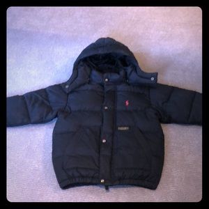 Polo by Ralph Lauren navy down puffer coat 3T
